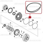 Уплотнение тормозного поршня [ T218785, T228943 ] для John Deere 315, 325