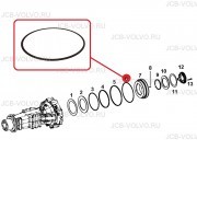 Уплотнение тормозного поршня [ T159403 ] для John Deere 315, 325