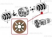 Тормозной диск (фрикционный) [ T339543 ] для John Deere 315, 325