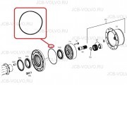 Уплотнительное кольцо крышки ступицы [ T218785, T228943 ] для John Deere 315, 325