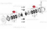 Диск сцепления (фрикцион) [ T229078, T229079 ] для John Deere 315SL, 315SL, 325J, 325K