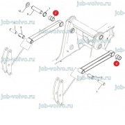 Втулка в горизонтальный рычаг передней стрелы [ 5421668 ] для MST 542, MST 544