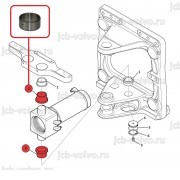 Втулка внутренняя (на пальцы г/цилиндра поворота стрелы сверху и снизу) [83912378] для New Holland B90B, B110B, B115B