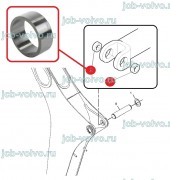 Втулка в проушины основания г/цилиндра рукояти [123407A1] для New Holland B90B, B110B, B115B