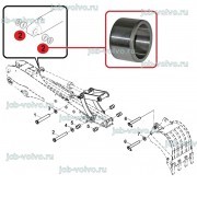 Втулка в основание г/цилиндра ковша [87581125] для New Holland B90B, B110B, B115B