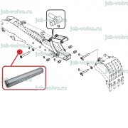 Палец ( Крепление штока г/цилиндра ковша к трапеции ) [ 85813469 ] для New Holland B90B, B110B, B115B