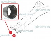 Втулка в стрелу (Крепление стрелы к поворотному блоку) [83910557, 9824066, 89824066] для New Holland B90B, B110B, B115B