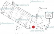 Нож отвала переднего ковша [87308614] для B90B, B110B, B115B