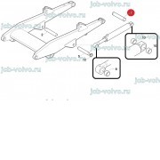 Палец крепления основания г/цилиндра подъема передней стрелы к раме [87402742] для New Holland B90B, B110B, B115B