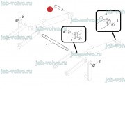 Палец в основание г/цилиндра опрокидывания переднего ковша [85801049] для New Holland B90B, B110B, B115B