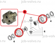 Корпус дифференциала [ 51588799, 85827752, 140478 ] для NEW HOLLAND B90B, B110B, B115B