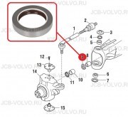 Сальник на полуось в чулок [ 85821295, 82920208 ] для NEW HOLLAND B90B, B110B, B115B