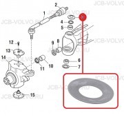 Шайба шкворневая [ 85807961, 47485370 ] для NEW HOLLAND B90B, B110B, B115B