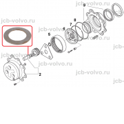 Шайба упорная [ 9968084, 115634] для NEW HOLLAND B90B, B110B, B115B