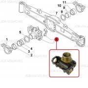 Суппорт дифференциала [ 9968004, 122964 ] для NEW HOLLAND B90B, B110B, B115B