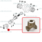 Фланец [ 9968049, 132707 ] для NEW HOLLAND B90B, B110B, B115B