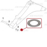 Шайба [ 6115006M1 ] для Terex TLB840 , TLB890 , TLB990