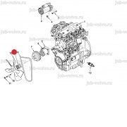 Кронштейн вентилятора [3748W223] для TEREX 860, 970, 980.