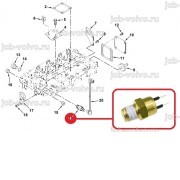 Датчик температуры охлаждающей жидкости [2848A123] для TEREX 860, 970, 980.