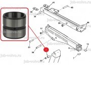 Втулка (Крепления стрелы к рукояти) [ 3500009M3 / 6106532M1 / T102492 ] для экскаваторов-погрузчиков TEREX серии TX