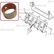 Втулка (в шток гидроцилиндра челюсти ) [6195224M1] для экскаваторов-погрузчиков TEREX TX