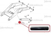 Палец (Правая сторона, крепление штока ГЦ подъема к передней стреле) [6109683M1] для экскаваторов-погрузчиков TEREX TX