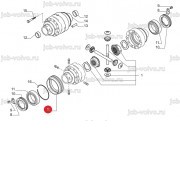 Втулка на корпус дифференциала [6193372M1] для TEREX 860, 880.