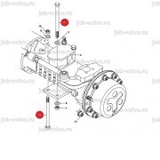 Болт крепления заднего моста [6111346M1] для TEREX 970, TEREX 980.
