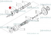 Болт крепления крышки фланца M8x22 [6194416M1] для Terex 860.