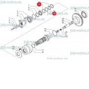 Уплотнительное кольцо [6194343M1] для Terex 860.