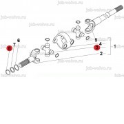 Фиксатор на ступичную полуось [6193699M1] для TEREX 860.