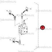 Блок клапанов: подача масла на трамбовку [2001790] для асфальтоукладчика VOGELE SUPER 1600-2