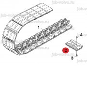 Башмак на гусеницу [2046286] для асфальтоукладчика VOGELE SUPER 1600-2/1800-2