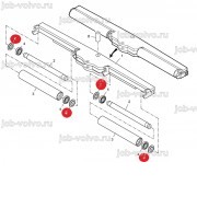 Крышка отжимного ролика [4604132599] для асфальтоукладчика VOGELE SUPER 1600-2/1800-2