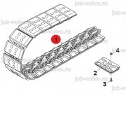 Цепь в сборе с траками [4610302084] для асфальтоукладчика VOGELE SUPER 1600-2/1800-2